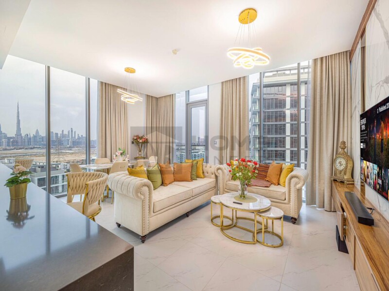 Apartment for Rent in Residence 12 - District One, Dubai - Luxurious Living |Full Lagoon View|Fully Furnished at 200000 AED